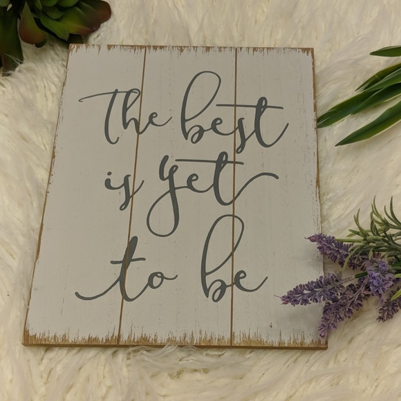 Other - "The best is yet to be"